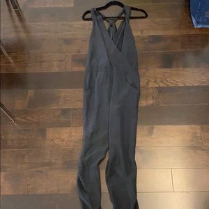 Banana republic black halter jumpsuit